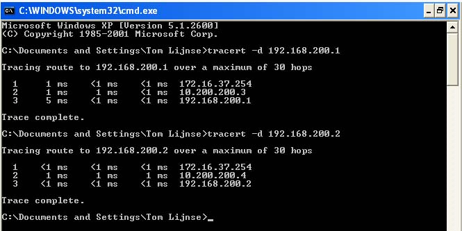 Optimized traceroute