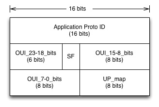 Application protocol feature structure